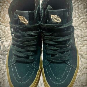 Vans Dark Green High-Top Sneakers